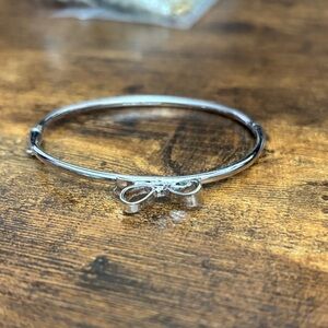 Kate Spade Silver Bow Bracelet